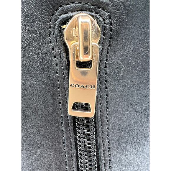 COACH WOMENS LILLI BUCKLED-STRAP TALL CLASSIC BOOT BLACK 10M (B) NEW - Picture 9 of 14